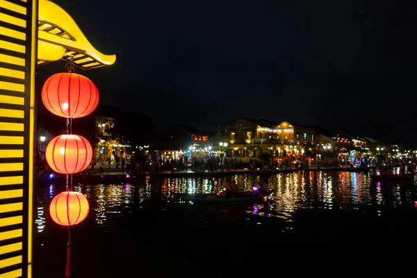 Lanternas Tradicionais Hoi Vietnã — Fotografia de Stock