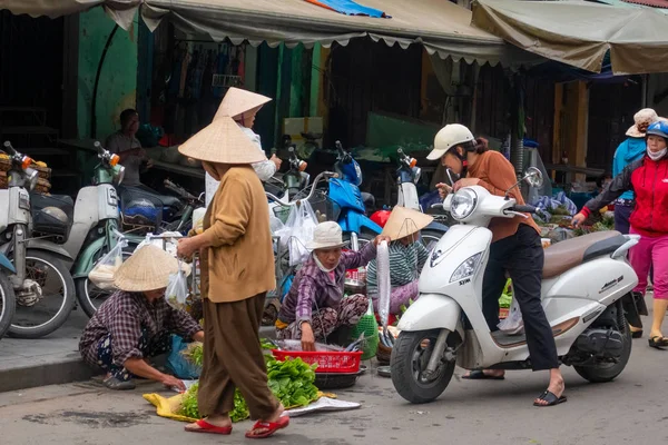 Vismarkt Hoi Vietnam — Stockfoto