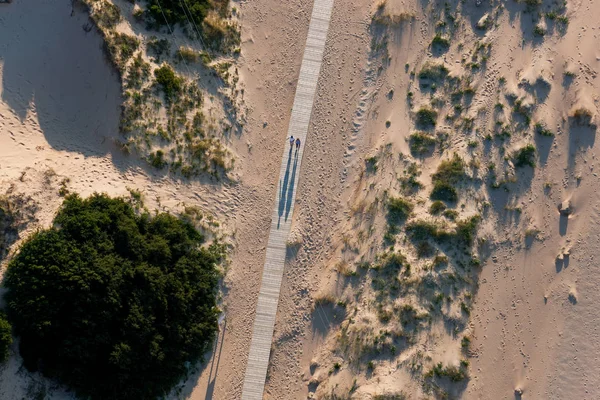 Beach boardwalk, Huelva Province, Spain — Stock Photo, Image