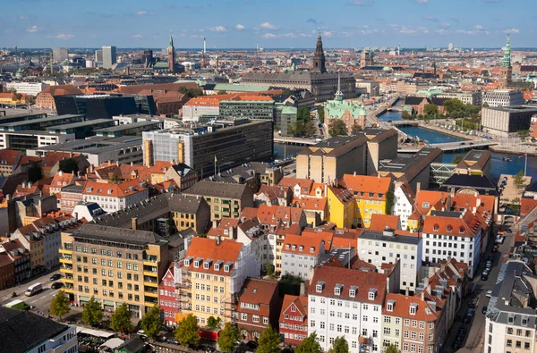 Blick Von Oben Auf Kopenhagen Dänemarks Hauptstadt Skandinavien — Stockfoto