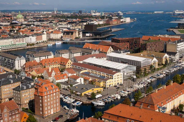 Blick Von Oben Auf Kopenhagen Dänemarks Hauptstadt Skandinavien — Stockfoto