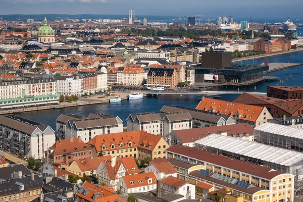 Blick Von Oben Auf Kopenhagen Dänemarks Hauptstadt Skandinavien — Stockfoto