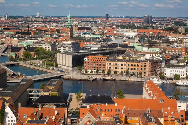 Blick Von Oben Auf Kopenhagen Dänemarks Hauptstadt Skandinavien — Stockfoto