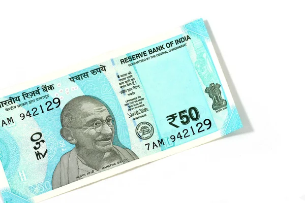 New Indian Currency Rupee Note — Stock Photo, Image