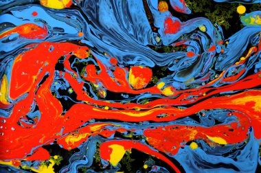 Renkli arka plan soyut palet, Soyut Sanat Akrilik Boyama Doku Arkaplanı, bahar renkleri, bahar festivali arka planı, boyanmış yüzey tasarımı, desen duvar çizimi