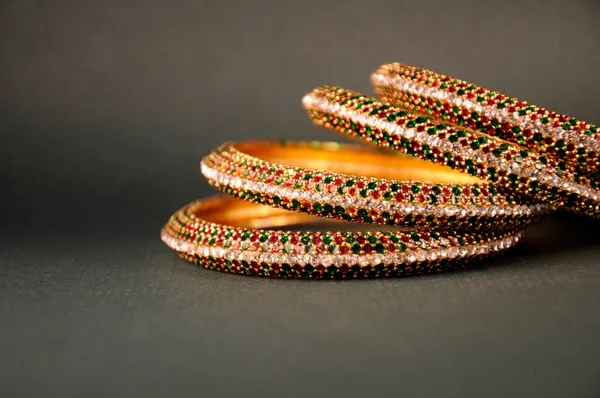 Indian Wedding  red and green gold bangles,Indian Traditional jewelry