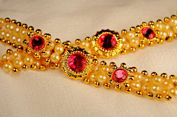 Pärlarmband Indiska Traditionella Smycken — Stockfoto