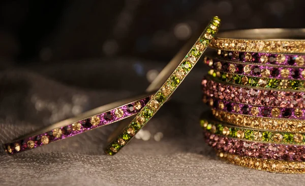 Indiska Diamantarmband Indiska Traditionella Smycken — Stockfoto