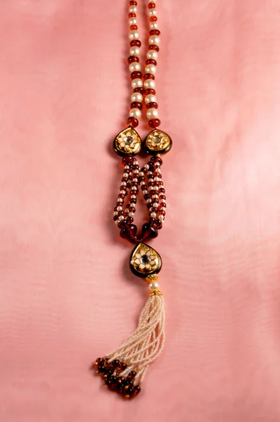 Indiska Traditionella Halsband Indiska Traditionella Juveler — Stockfoto