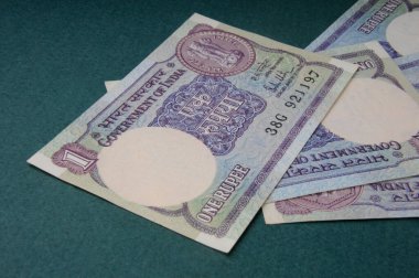 Bir rupi, Hint parası, Hint parası, Hint parası, para konsepti..