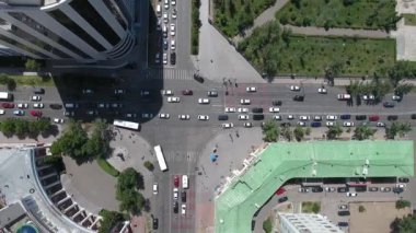 Ulaanbaatar, Moğolistan 'da hava aracı görüntüsü