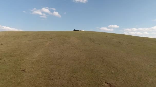 몽골의 광산을 발견하기 위에서 유르트를 아름다운 로열티 프리 스톡 비디오