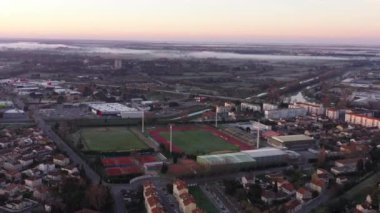 Arles futbol sahaları, hava sabah şutu, Fransa
