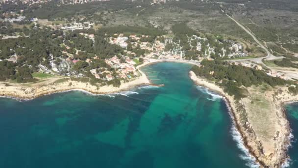 Calanque Des Tamaris Saint Croix Frankreich Provence — Stockvideo