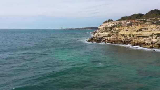 Calanques Des Tamaris Sainte Croix Litorale Costa Blu Mar Mediterraneo — Video Stock