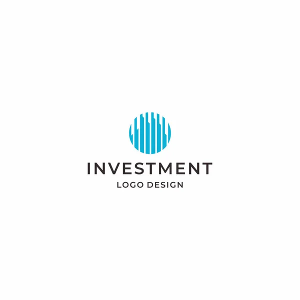 Logos Investissements Biens Modernes Professionnels Affaires Finances Eps10 Vecteur — Image vectorielle