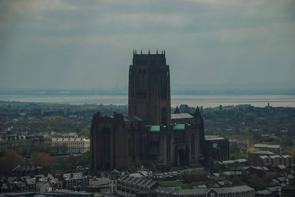 Catedral Liverpool Está Construida Monte James Liverpool Reino Unido — Foto de Stock