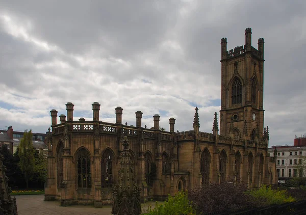 Remains Lukes Bombed Out Church Liverpool — Stock Photo, Image