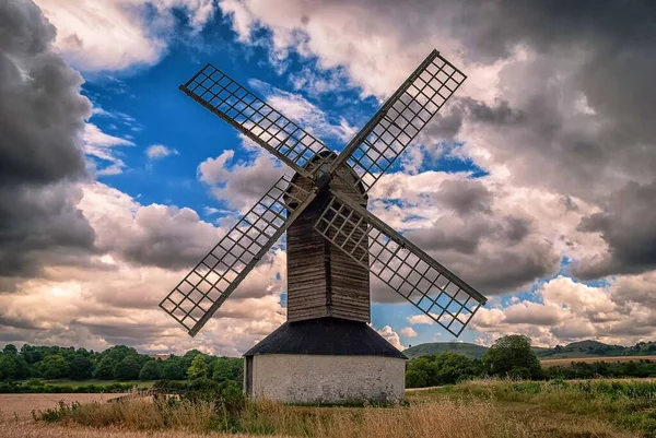 Pitstone Windmühle Buckinghamshire Gilt Als Älteste Windmühle Großbritanniens Aus Dem — Stockfoto