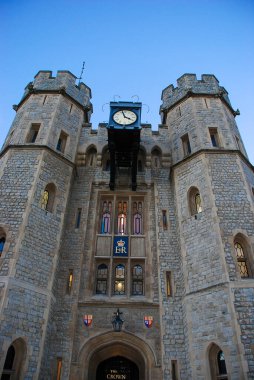 Londra, İngiltere 'deki tarihi Londra Kulesi