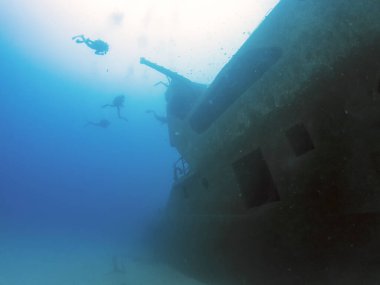 Malta açıklarındaki Um El Faroud enkazı.
