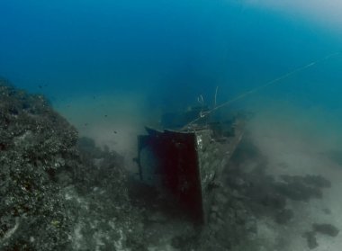 Malta 'daki MV İmparatorluk Kartalı enkazı.