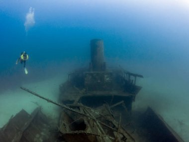 Malta 'daki MV İmparatorluk Kartalı enkazı.