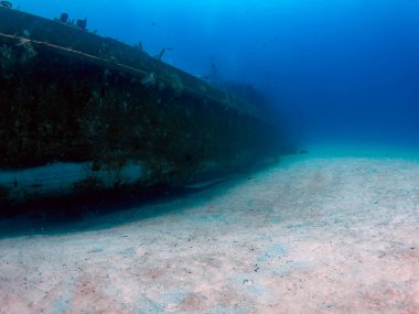 Gozo, Malta 'daki P31 devriye botunun enkazı.