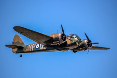 Bir İkinci Dünya Savaşı Bristol Blenheim hafif bombardıman uçağı