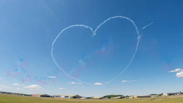 Red Arrows Royal Air Force Aerobatic Team — Stock Photo, Image