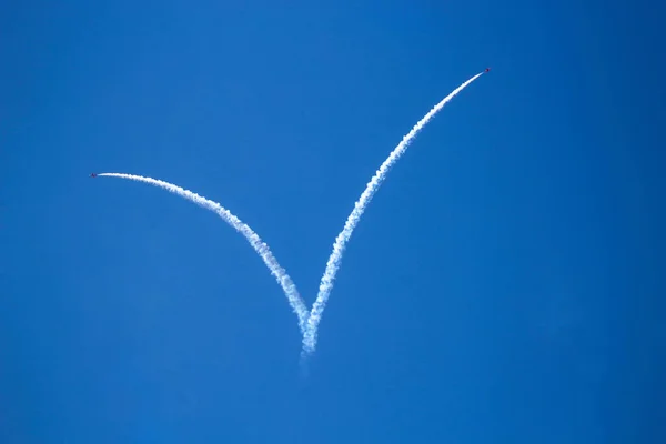 Red Arrows Royal Air Force Aerobatic Team — Stock Photo, Image