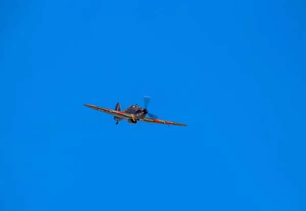 Huragan Hawker Był Myśliwcem Royal Air Force Działającym Latach Tych — Zdjęcie stockowe