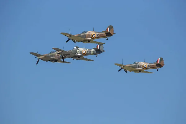 Hawker Hurrikán Királyi Légierő Harcosa Volt 1930 1940 Években — Stock Fotó