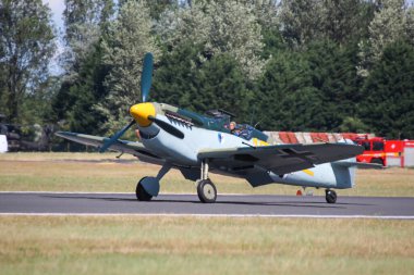 II. Dünya Savaşı 'ndan kalma bir Luftwaffe Messerschmitt BF-109 savaş uçağı.