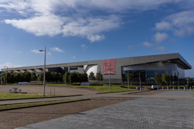 The Sir Chris Hoy Velodrome in Glasgow, Scotland