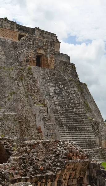 Piramidy Majów Stanowisko Archeologiczne Chicen Itza Jeden Miejsc Gdzie Starożytna — Zdjęcie stockowe