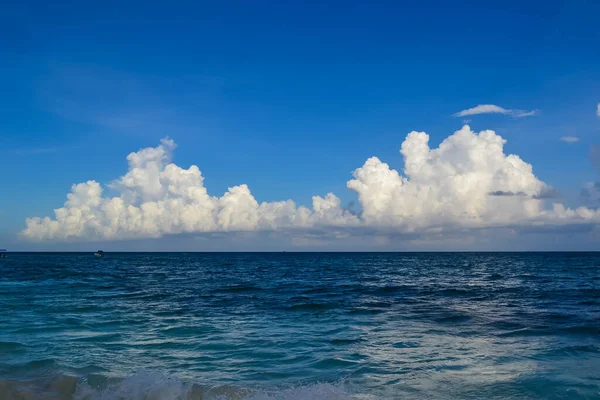 Mar Caribe Visto Das Praias Brancas Riviera Maya México Fotos De Bancos De Imagens Sem Royalties