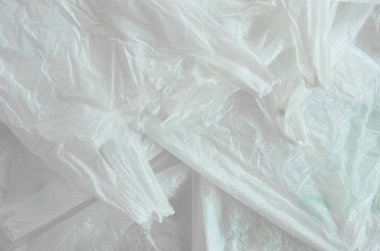 beyaz plastik torba katta istifleme ambalaj