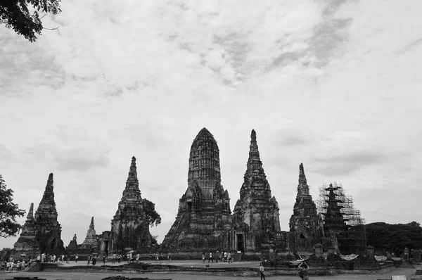 Ayutthaya Thailand July 2018 Wat Chaiwatthanaram Ancient Ruin Buddhist Temple — Stock Photo, Image