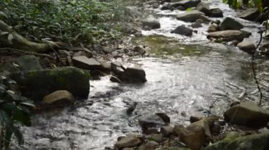 su nehir geçişi taşı çalıştırmak ve forset içinde taş