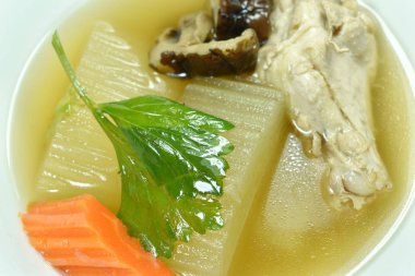  Tavuk bacağı çorbası kupa ile kış kavun