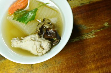  Tavuk bacağı çorbası kupa ile kış kavun