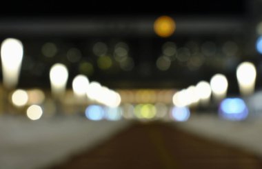  geçit Hokkaido Japonya'nın sokakta lamba kutubun bulanık