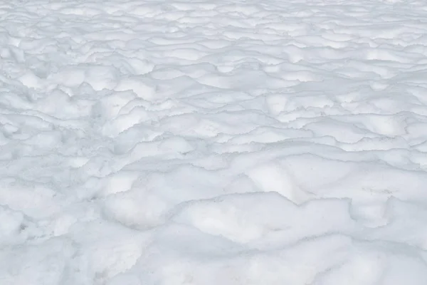 Textura de neve caindo no chão no inverno em Hokkaido Japão — Fotografia de Stock