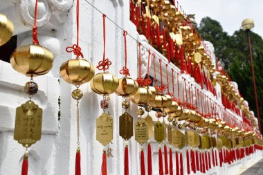  Yugolden Bell bağış ve şans Xuanguang Temple Paz Moon göl duvarda asılı yazma adı