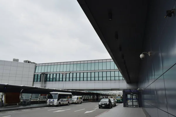Budynek terminalu na międzynarodowym lotnisku Taoyuan top dziesięć największych i najlepszych Lotnisko na świecie — Zdjęcie stockowe