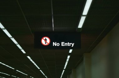  Terminal Don Muang Uluslararası Havaalanı Tayland içinde tavan hiçbir giriş işareti