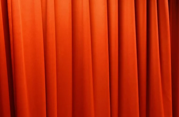 Red curtain on stage background and texture — Stock Photo, Image