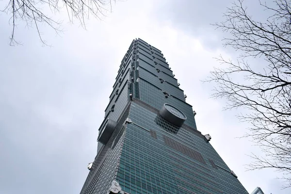 Taipei 101 edifício mais alto em Taiwan — Fotografia de Stock