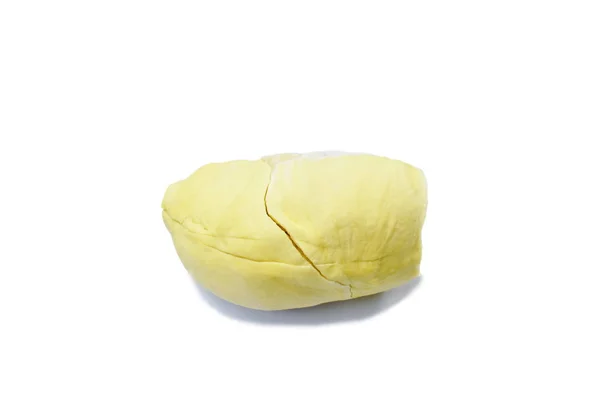 Durian Koning Van Fruit Witte Achtergrond — Stockfoto